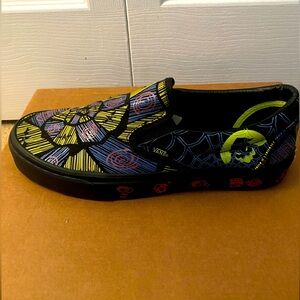 🌀Worn Once!🌀 Vans Limited Edition Nightmare Before Christmas slip ons.W10/M8.5